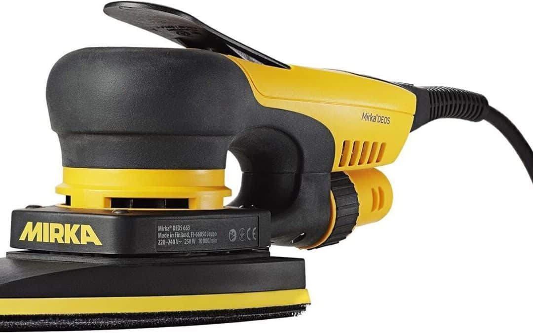 Test : ponceuse Mirka DEOS 663CV, idéale pour les coins difficiles