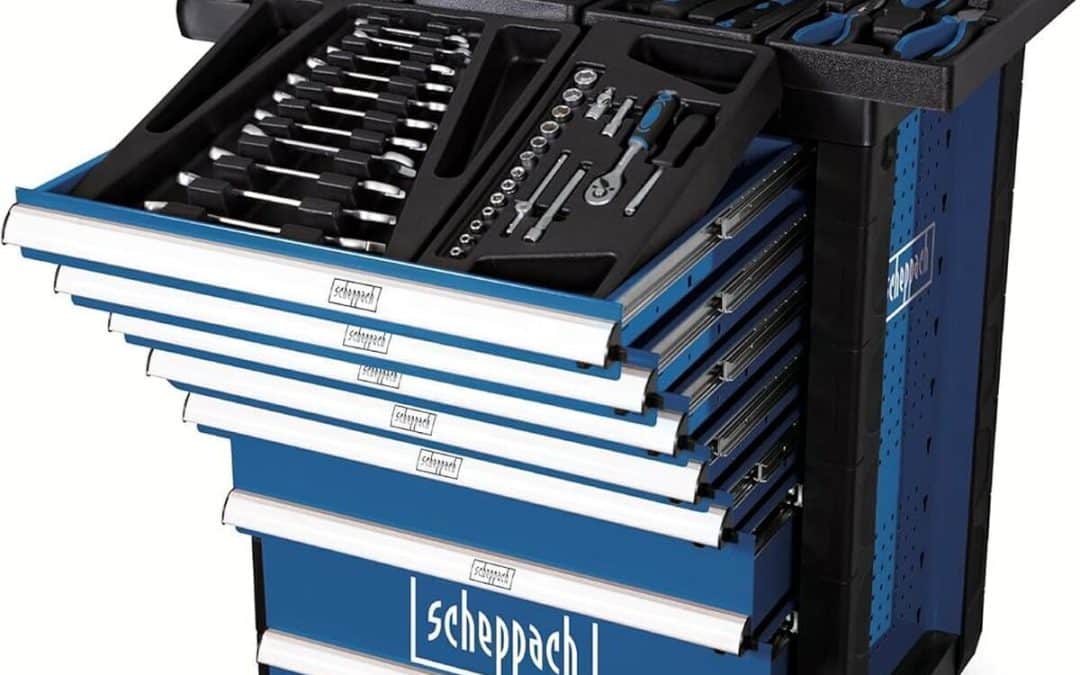 Test Scheppach TW1000 : servante d'atelier mobile à 263 pièces