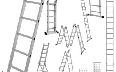 Test de l&rsquo;échelle multifonction Ikodm 4 x 5 marches 5, 82 m