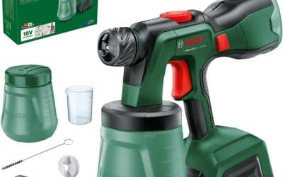 Test du pistolet à peinture sans fil Bosch AdvancedSpray 18V-500