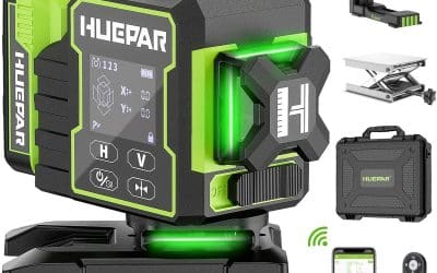 Test : huepar W04CG, le niveau laser 4D ร รฉcran LCD innovant