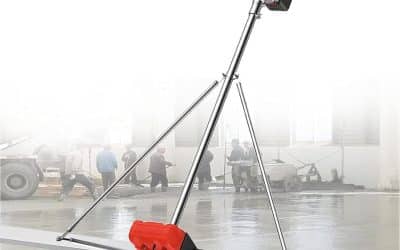 Test de la règle de nivellement chape béton électrique 150 cm