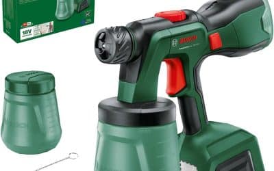 Test du pistolet à peinture sans fil Bosch AdvancedSpray 18V-500