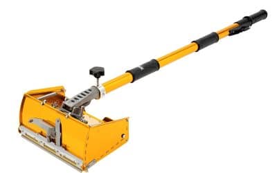 Test : boîte de finition drywall 9.8 pouces avec poignée extensible de 40 à 64 pouces