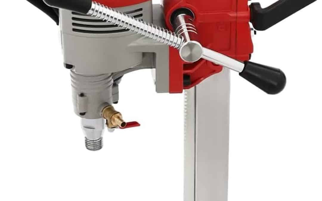 Test de la carotteuse portative béton armé 2, 3KW 165mm