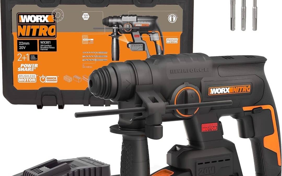 Test du perforateur WORX NITRO WX381 : polyvalence au rendez-vous