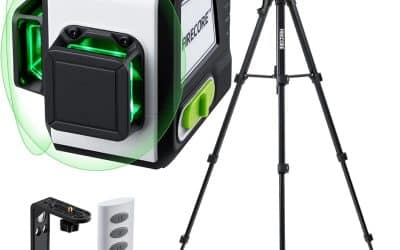 Test du Firecore niveau laser 3×360 avec trépied 150 cm et batteries lithium-ion