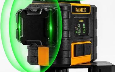 Test du niveau laser vert Kaiweets 3 x 360 : prรฉcision professionnelle ร portรฉe de main