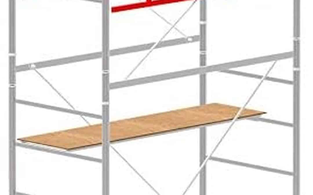 Test échafaudage SCEDIL TERNO 1 : travail en hauteur à 3, 90 m