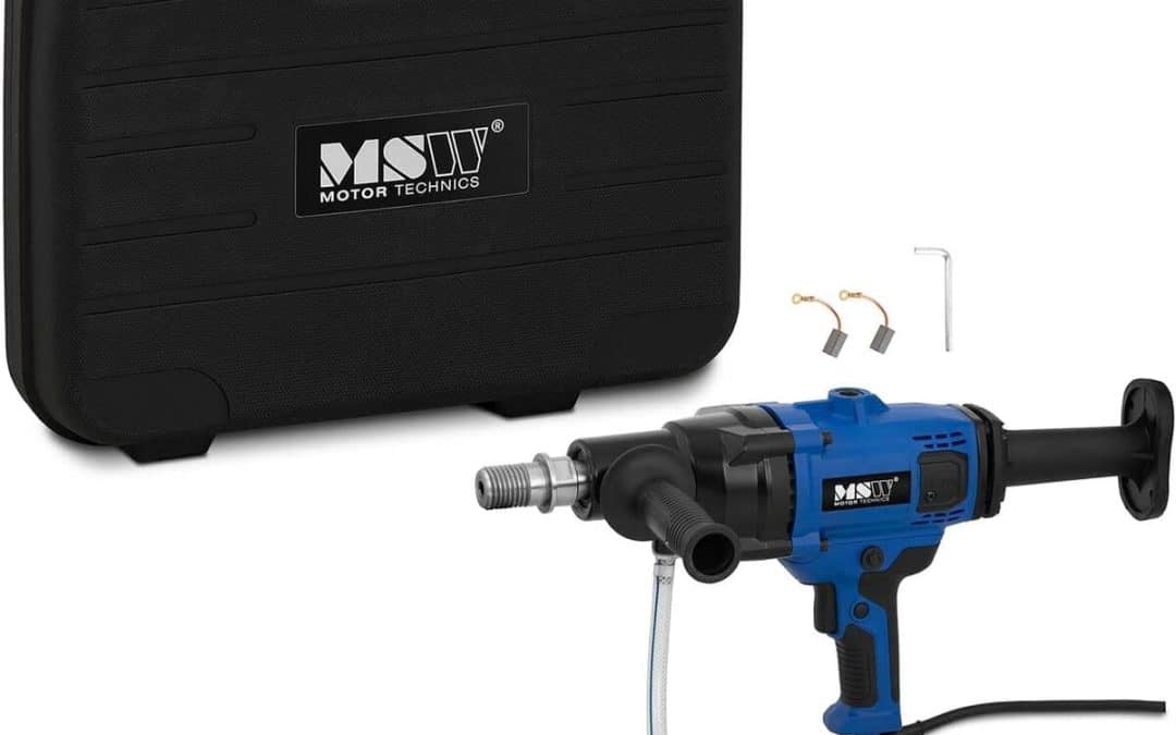 Test MSW Carotteuse Diamant Béton DDM150 puissante 2 000 W