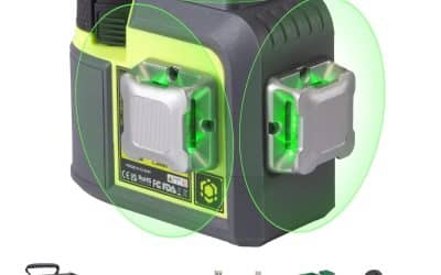 Test du niveau laser LasGoo 3D-RS12 : précision et faisceau vert 3×360°
