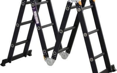 Test : echelle pliante multifonction HOMCOM 3, 7 m