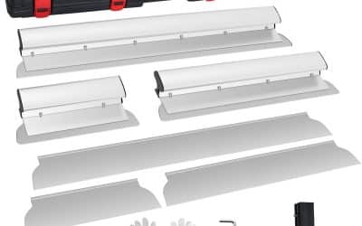 Test : set de spatules pour enduit avec poignée réglable de Skimming Blades
