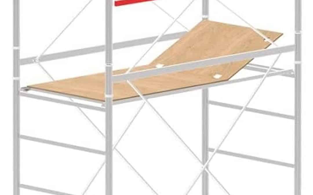 Test de l'échafaudage Scedil M4 Lux : robustesse et hauteur optimale