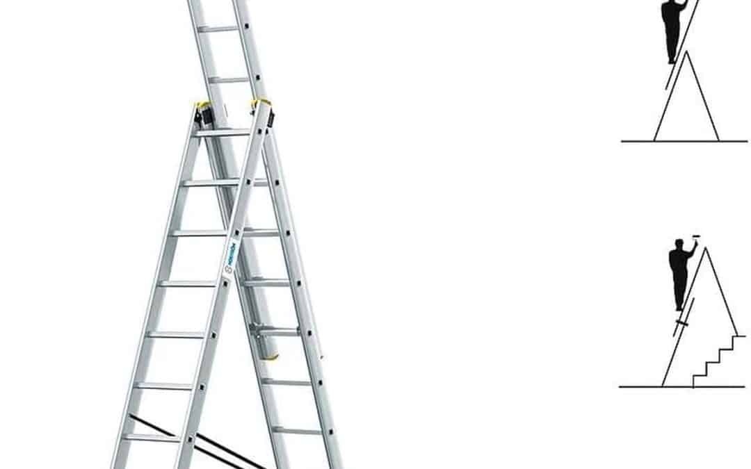 Test Hostrom StablePro : échelle transformable 3 plans 3x11 marches