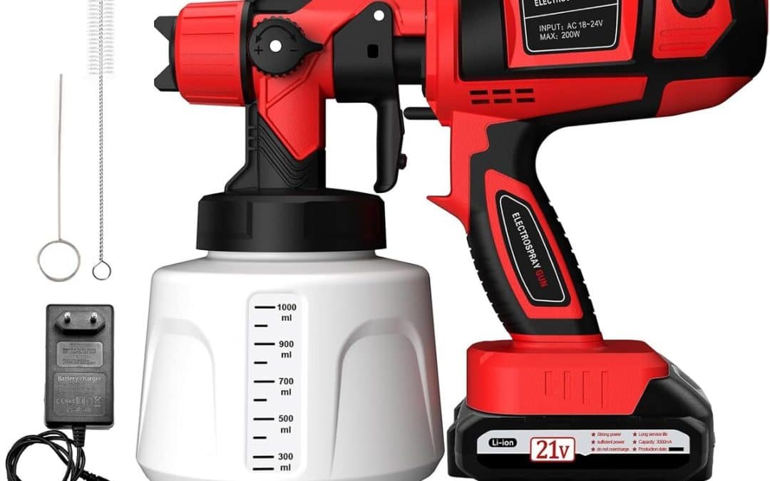 Test : pistolet pulvérisateur rechargeable 21V