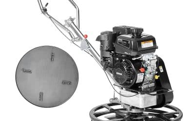 Test : vevor truelle mécanique 610 mm – finition béton lisse