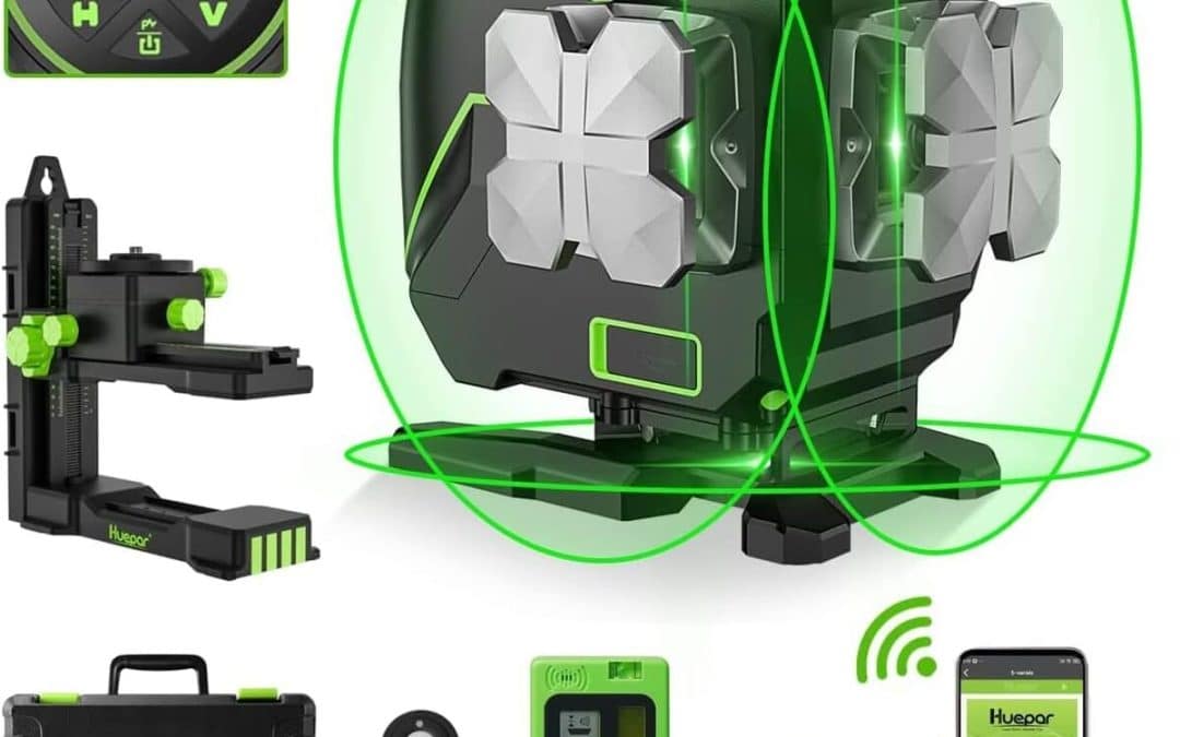 Test du niveau laser 4D Huepar à faisceau vert 16 lignes