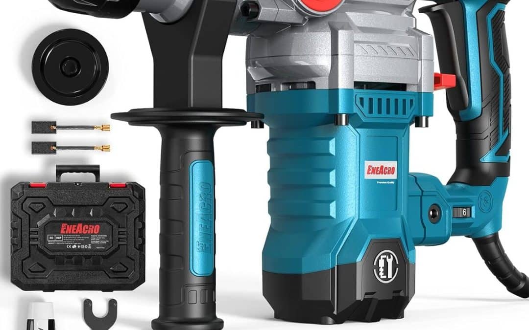 Test : marteau perforateur Eneacro 1500W, technologie anti-vibration