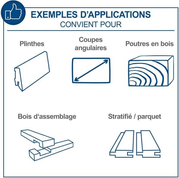 Scheppach Scie à onglets radiale HM254SPX | 2200 W | Lame Ø254 mm | Largeur et hauteur de coupe 34x90mm | Avec laser | Supports en aluminium | Table tournante avec blocage rapide | 2ème lame incluse