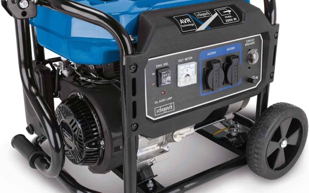 Test du générateur Scheppach SG3200x 2800W : puissance et mobilité