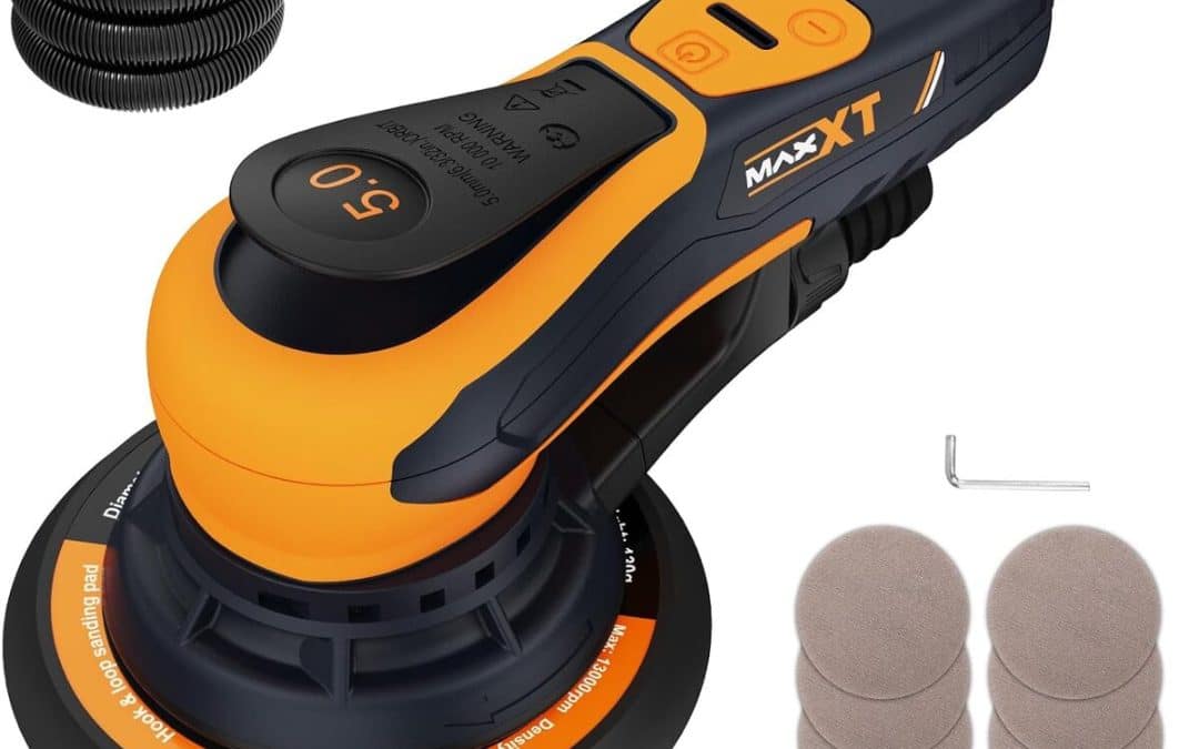 Test : ponceuse électrique MAXXT 150 mm avec frein auto et 6 vitesses