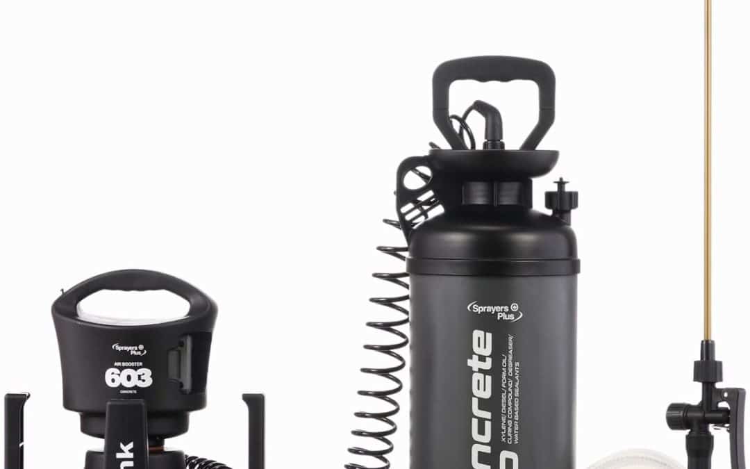 Test Sprayers Plus 603 : pulvérisateur à piles pour béton sans effort