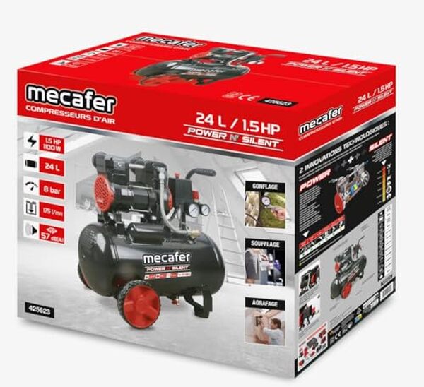 Découvrez notre test complet du compresseur Mecafer Power N' Silent 1, 5 HP : performances, avantages et inconvénients décryptés pour vous aider à faire le meilleur choix