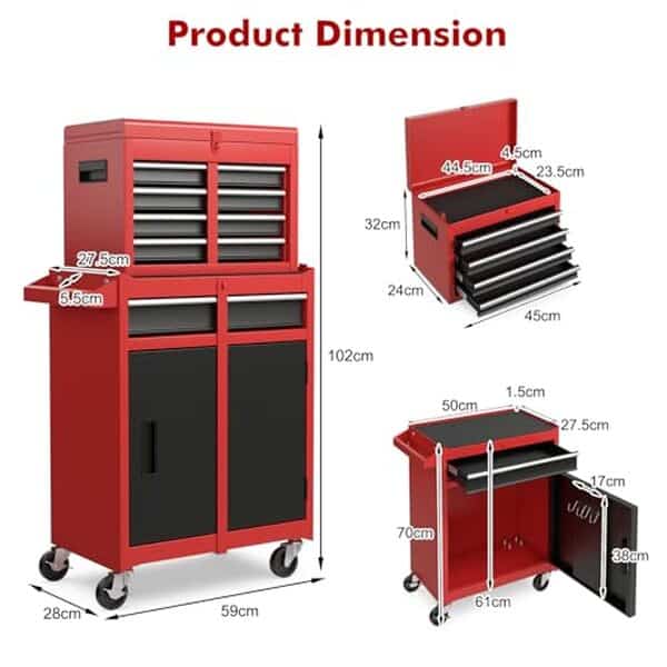 Découvrez notre test détaillé de la servante atelier SOARS, un chariot verrouillable à 5 compartiments pratique et sûr. Idéal pour organiser votre atelier  !