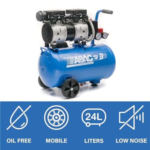 Découvrez le compresseur ABAC Ease-Air 24 : un outil performant et silencieux qui répond à vos besoins en travaux de bricolage avec efficacité et simplicité.