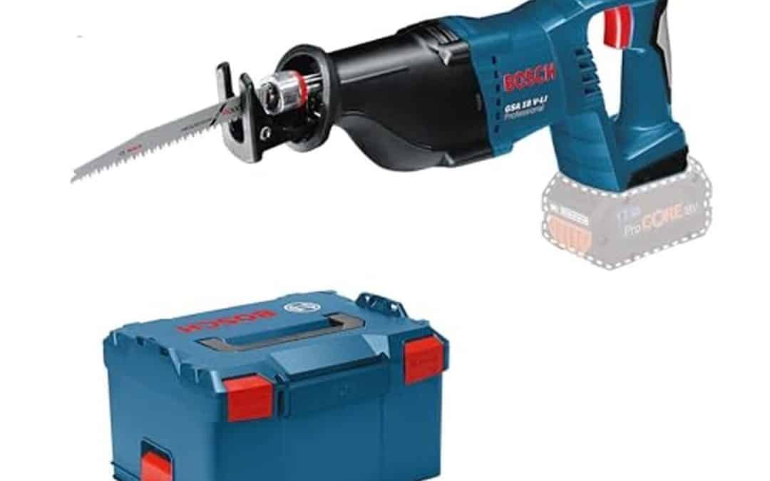 Test Bosch GSA 18 V-LI : scie sabre performante sans-fil