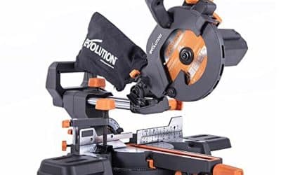 Test de la scie à onglet Evolution R185SMS+ avec guide laser 50°