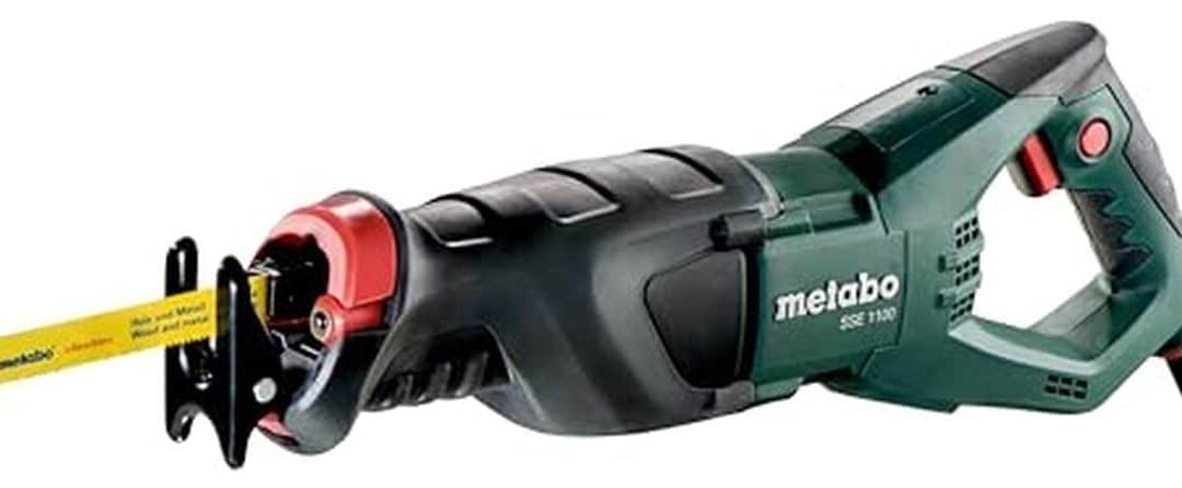 Test scie sabre Metabo SSE 1100 : 1100 W en coffret plastique
