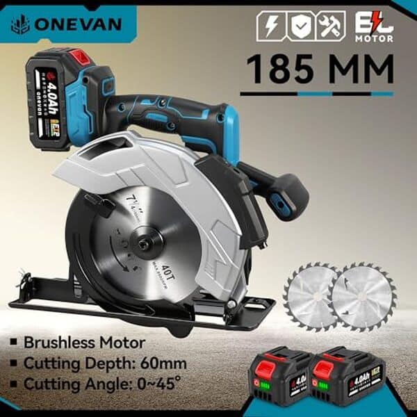 Découvrez notre test complet de la scie circulaire Onevan sans fil 1200W : performance, autonomie et avis des experts pour vos projets de bricolage.