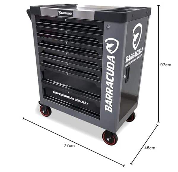 Découvrez notre évaluation approfondie de la servante d'atelier 7 tiroirs Barracuda Tools - Nardo XXL. Fonctionnalités, avantages, rapport qualité-prix : faites le bon choix pour votre atelier  !