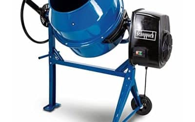 Test bétonnière Scheppach MIX140 : puissance et capacité au rendez-vous