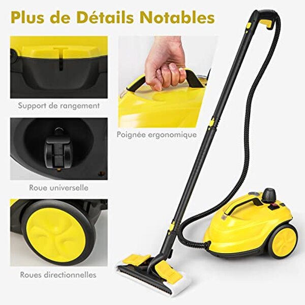 Découvrez notre test du nettoyeur vapeur Costway 2000W : performances, polyvalence et efficacité pour nettoyer sans chimie. Avis complet et détaillé.