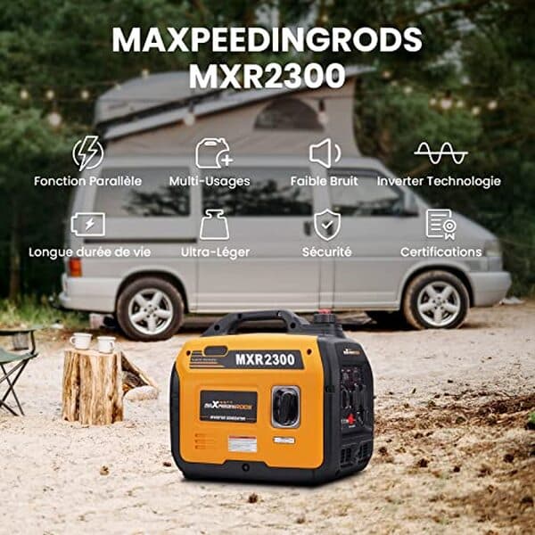 Découvrez notre test complet du générateur maXpeedingrods 2300W : performances, silencieux et idéal pour le camping. Avis détaillé et conseils d'utilisation. 