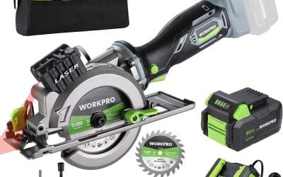 Test de la mini scie circulaire WORKPRO 20V sans fil : précision et performance