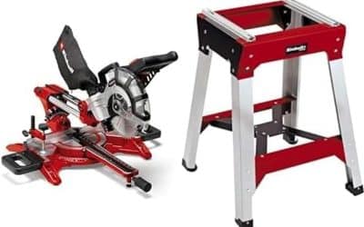 Test de la scie à onglet Einhell TC-SM 2131/1 Dual : puissance et précision