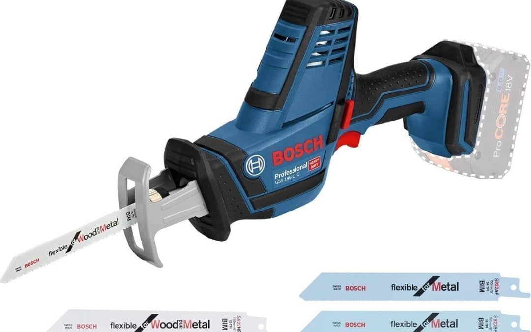 Test de la scie sabre sans-fil Compact Bosch GSA 18 V-LI C