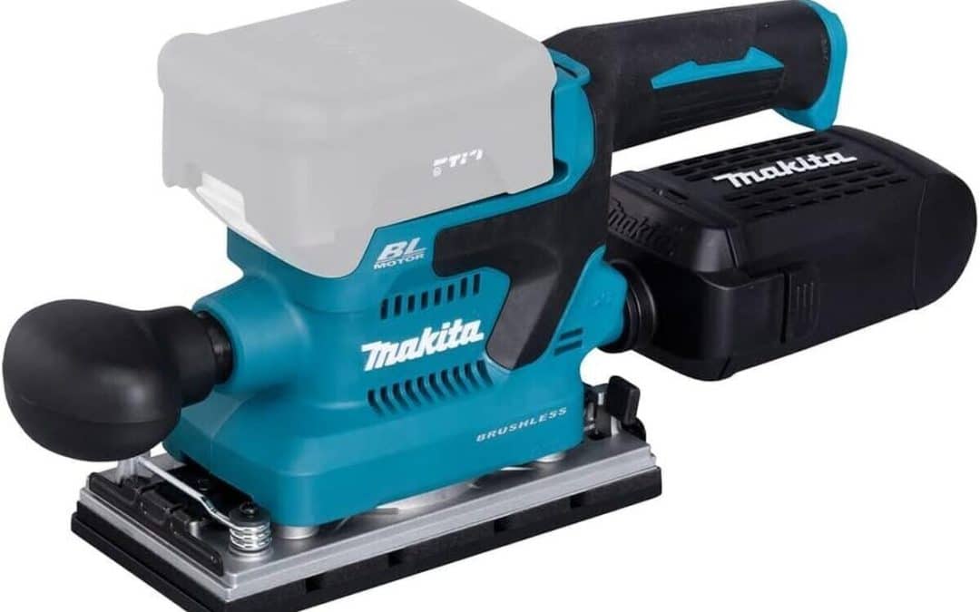 Test : ponceuse vibrante Makita DBO381ZU 18 V Li-ion