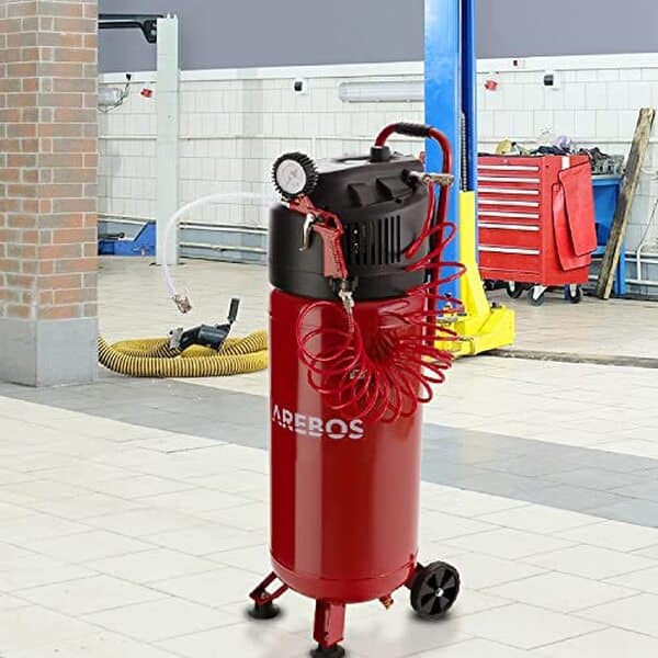 Découvrez notre test complet du compresseur d'air Arebos 50L sans huile : caractéristiques, performances, avantages et inconvénients pour bien choisir votre équipement.