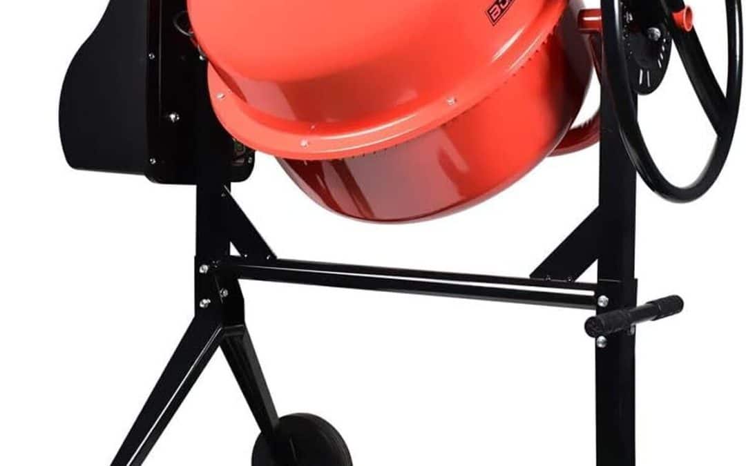 Test bétonnière électrique Boudech 140L, 550W