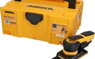 Test de la ponceuse vibrante Mirka DEOS II 383 : efficacité et précision