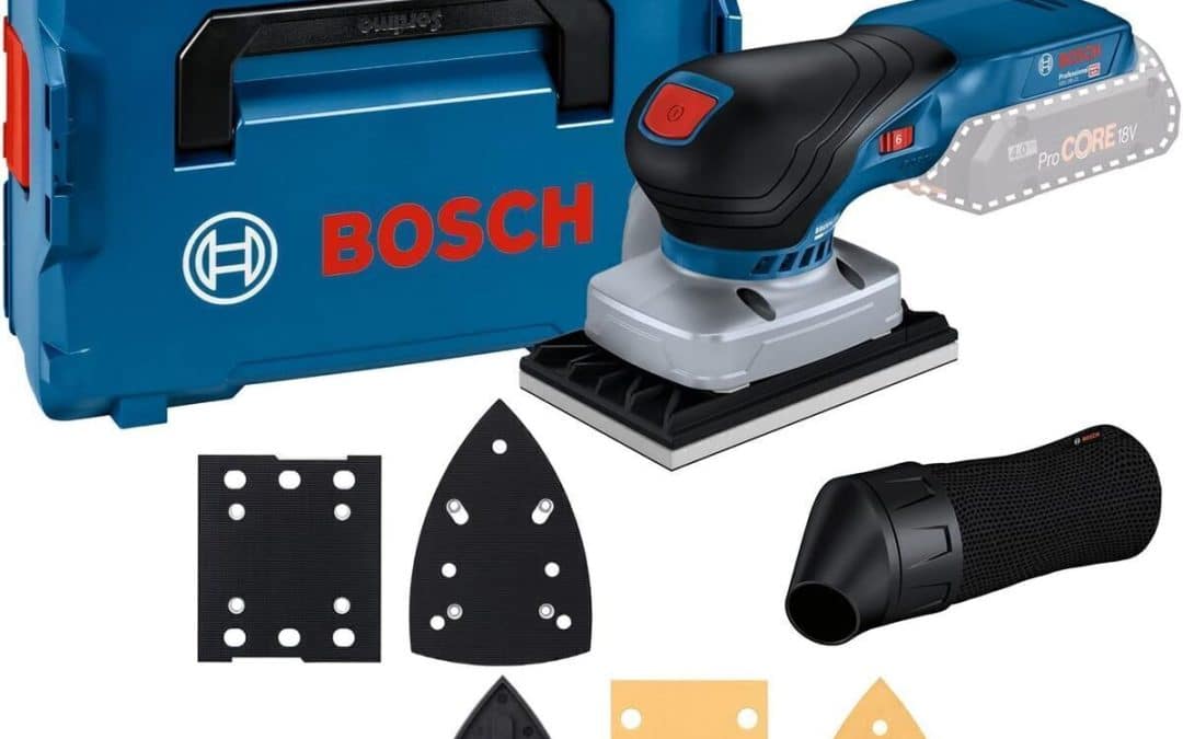 Test de la ponceuse vibrante sans-fil Bosch GSS 18V-13