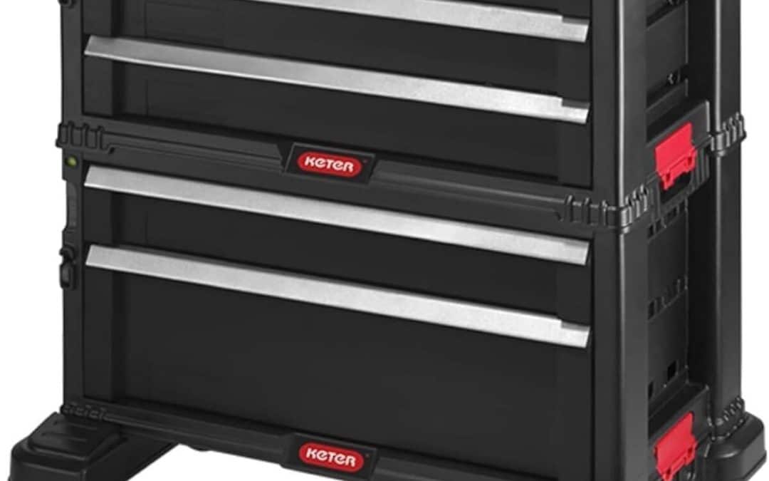 Test de la servante à outils mobile Keter Drawer à 5 tiroirs