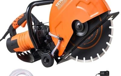 Test scie à béton VEVOR : puissance 2800 W et coupe 127 mm