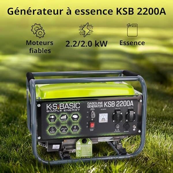 Découvrez notre test détaillé du groupe électrogène KSB 2200A : puissance 2200W, démarrage manuel et fiabilité. Avis complet sur ses performances et utilisation. 