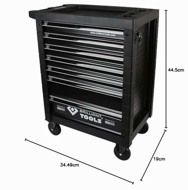 Découvrez notre test détaillé du chariot d'atelier Brilliant Tools BT153473 avec 7 tiroirs et 473 outils. Caractéristiques, avantages et avis d'expert pour bien choisir. 